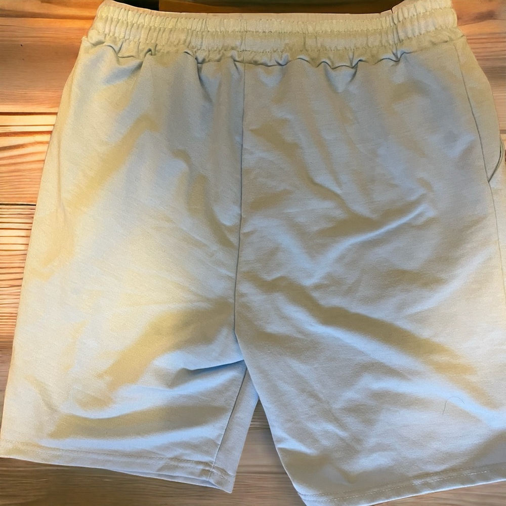 Blue SHEIN “PALM TREE’S” Shorts - Picture 2 of 3